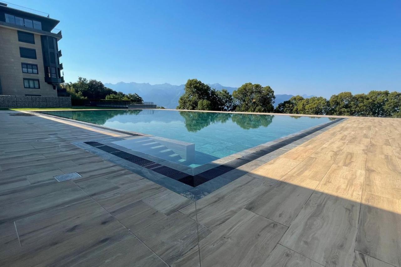 Terrasses de Lavaux Appartement moderne avec vue panoramique&piscine Puidoux Extérieur photo
